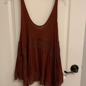 American Eagle Soft & Sexy Rusty Orange Tank